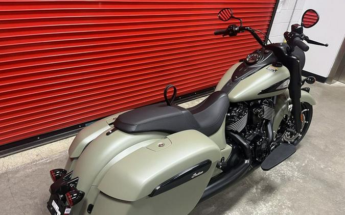 2025 Indian Springfield Dark Horse Moss Green Smoke