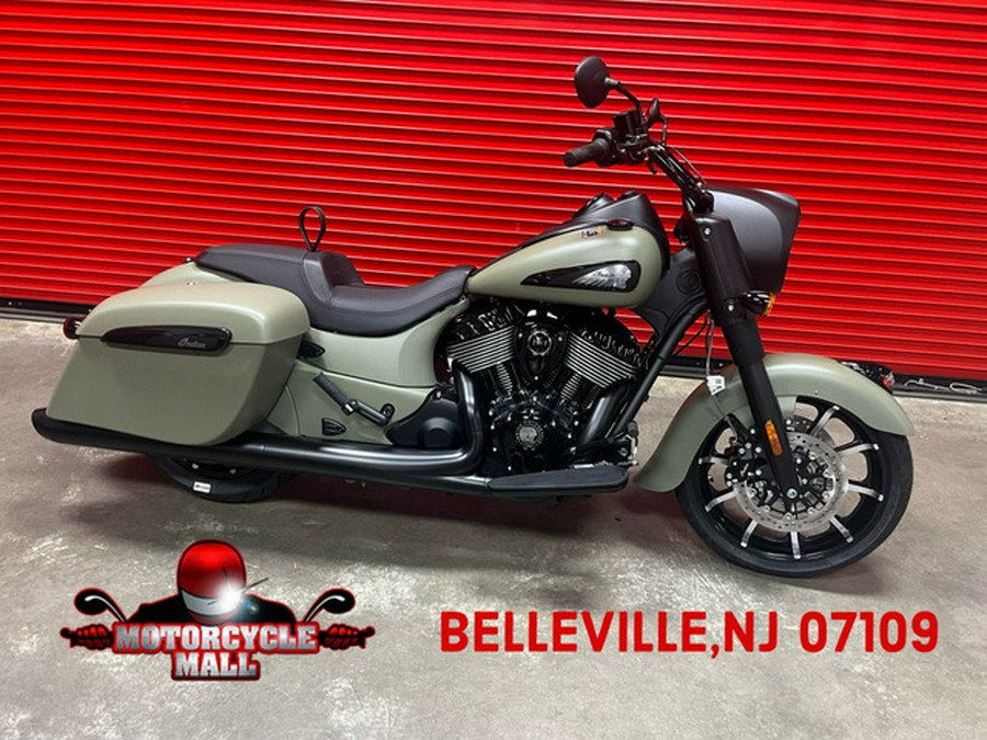 2025 Indian Springfield Dark Horse Moss Green Smoke