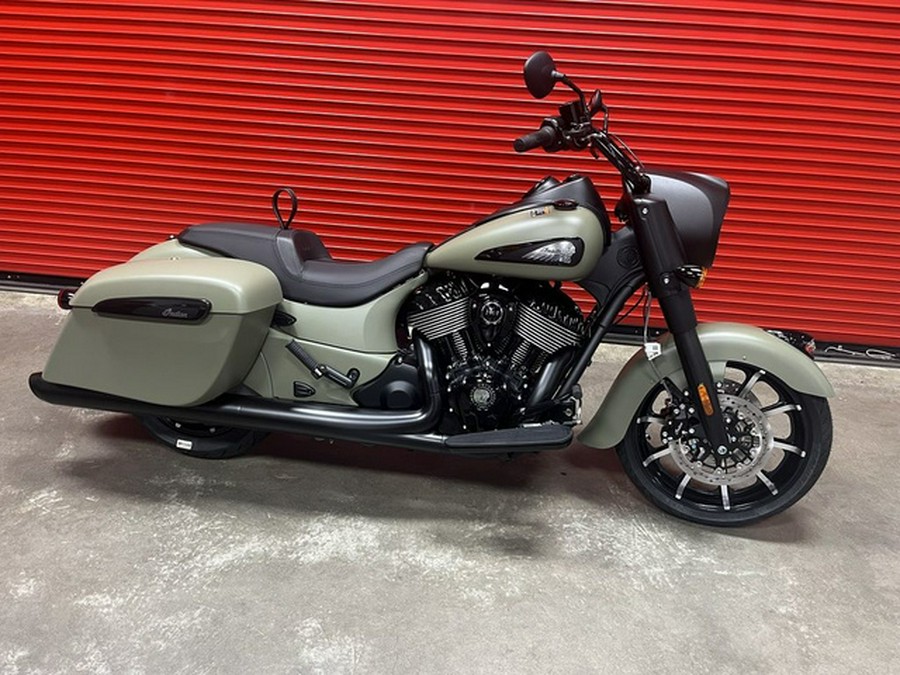 2025 Indian Springfield Dark Horse Moss Green Smoke