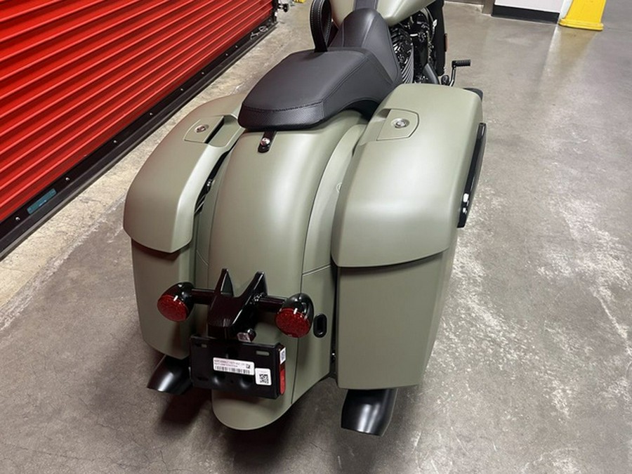 2025 Indian Springfield Dark Horse Moss Green Smoke
