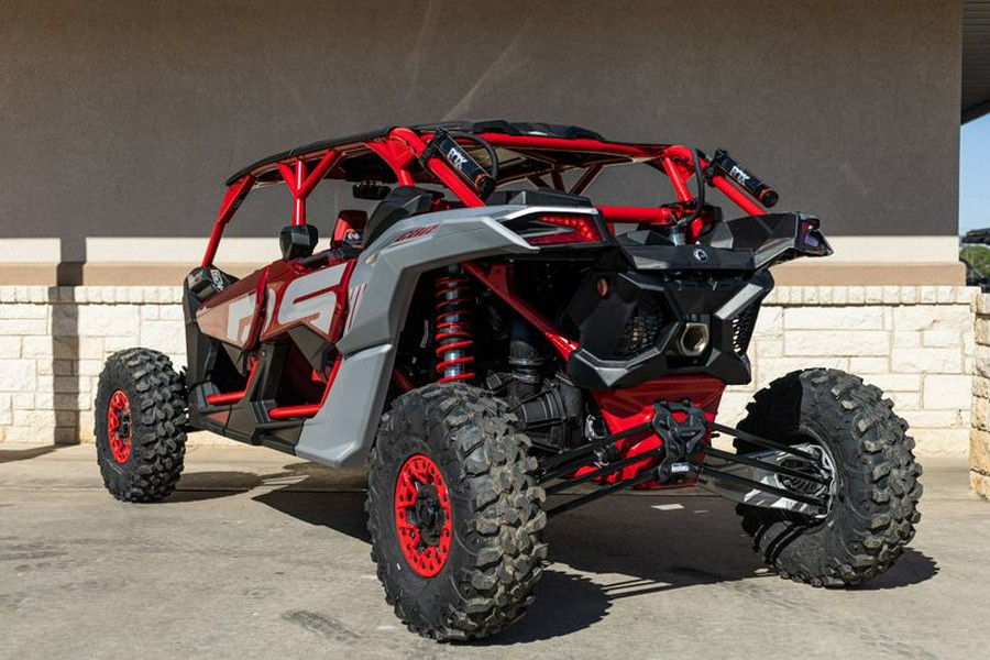 New 2024 CAN-AM MAVERICK X3 MAX X DS TURBO RR FIERY RED AND HYPER SILVER