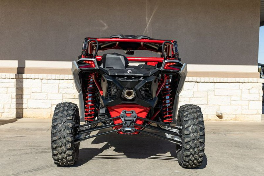 New 2024 CAN-AM MAVERICK X3 MAX X DS TURBO RR FIERY RED AND HYPER SILVER