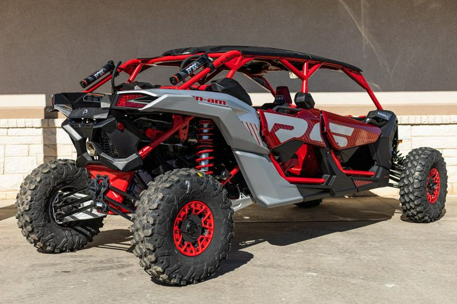 New 2024 CAN-AM MAVERICK X3 MAX X DS TURBO RR FIERY RED AND HYPER SILVER