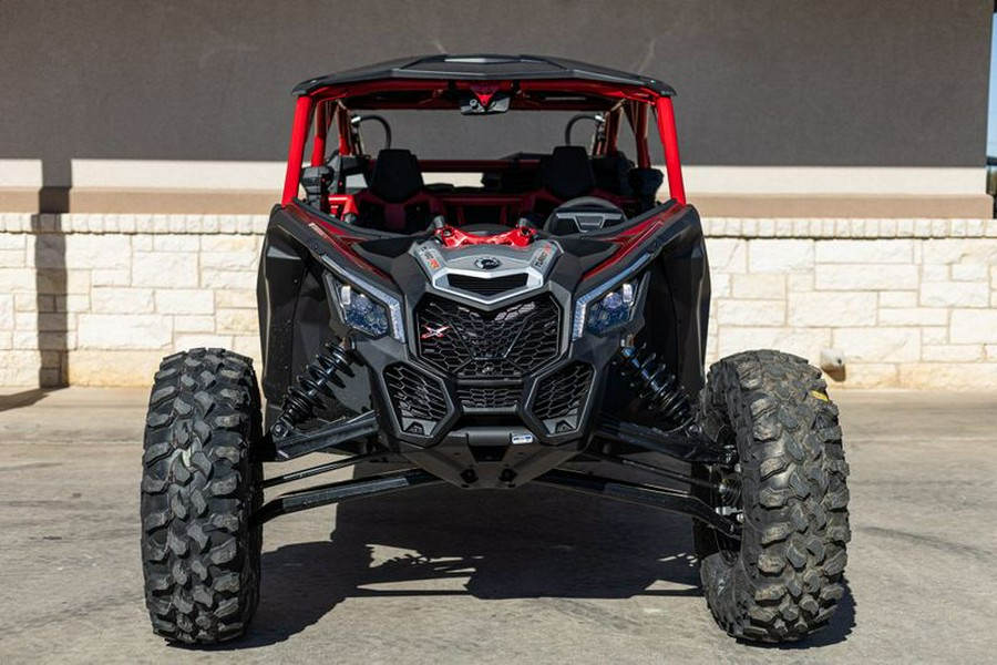 New 2024 CAN-AM MAVERICK X3 MAX X DS TURBO RR FIERY RED AND HYPER SILVER