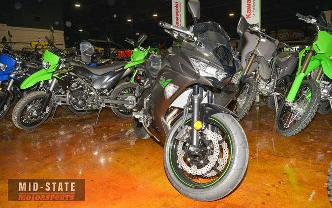 2024 Kawasaki Ninja® 650 Metallic Matte Graphenesteel Gray/Ebony