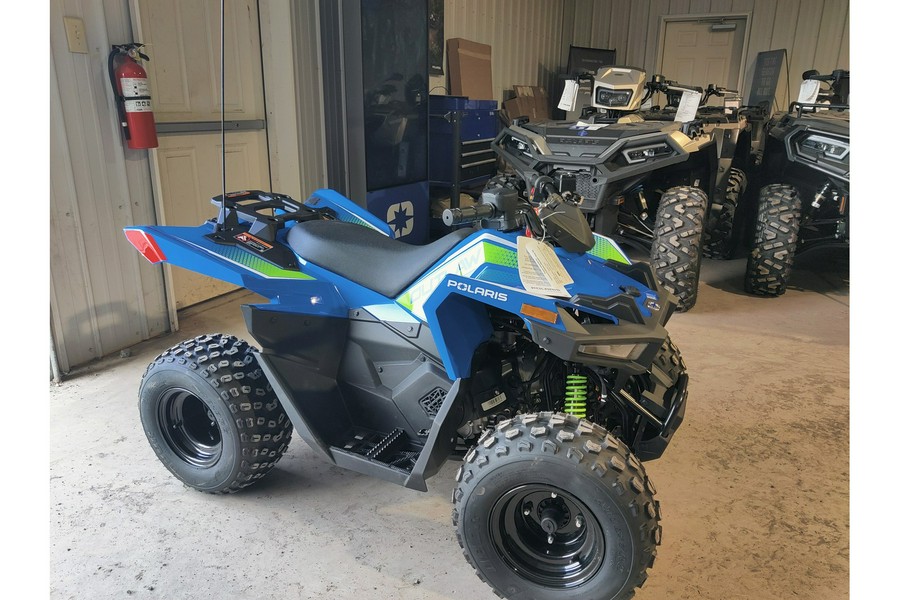 2025 Polaris Industries Outlaw® 70 EFI Velocity Blue & Lifted Lime