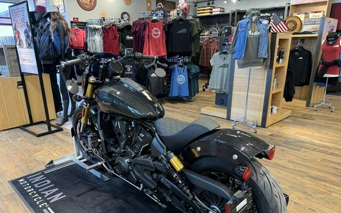 2026 Indian 101 Scout Black Crystal With Super Graphite