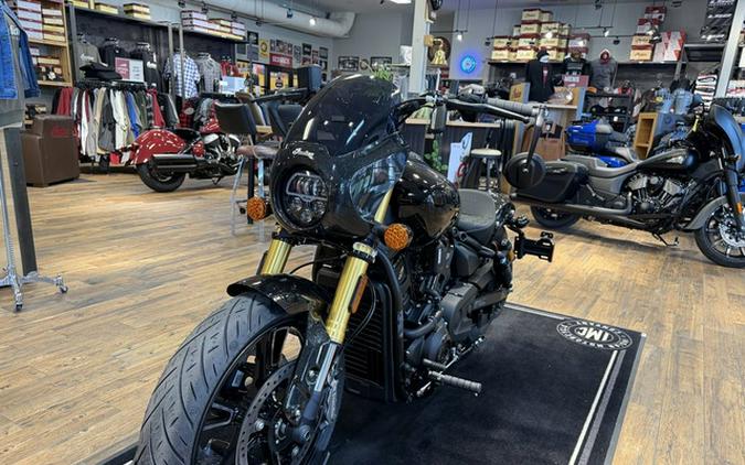 2026 Indian 101 Scout Black Crystal With Super Graphite
