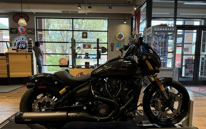 2026 Indian 101 Scout Black Crystal With Super Graphite