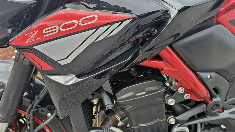 2024 Kawasaki Z900 ABS Candy Persimmon RedEbony