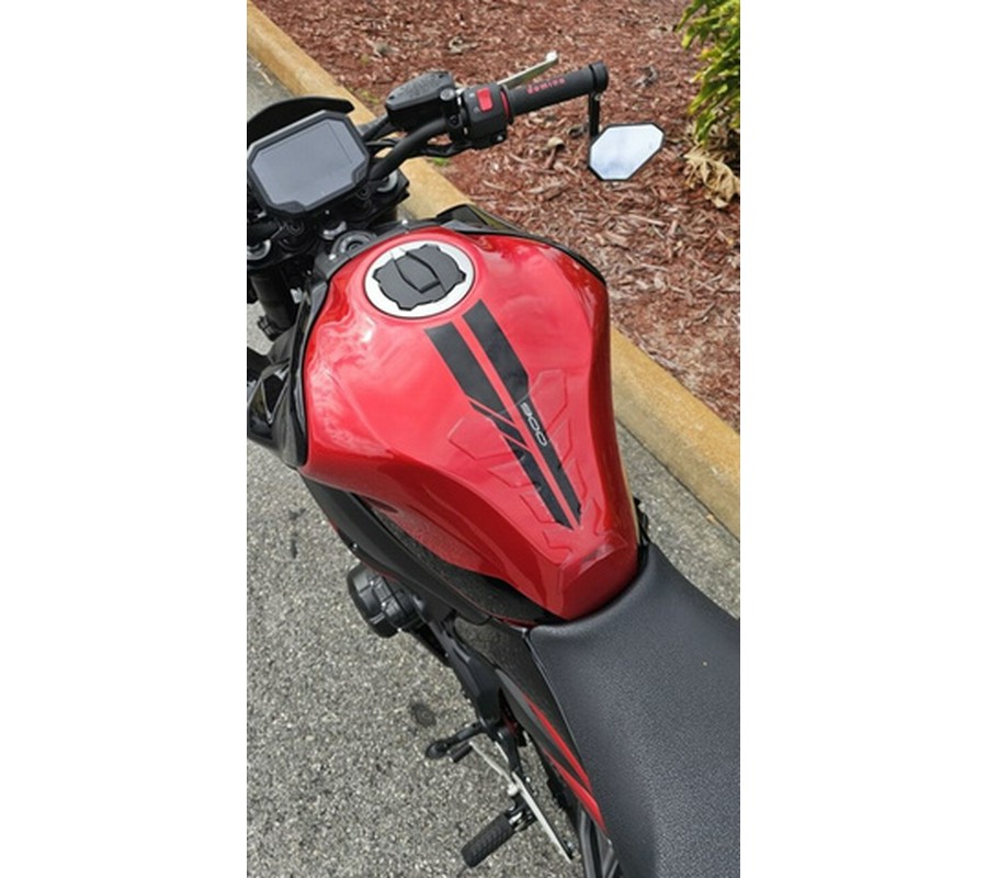 2024 Kawasaki Z900 ABS Candy Persimmon RedEbony