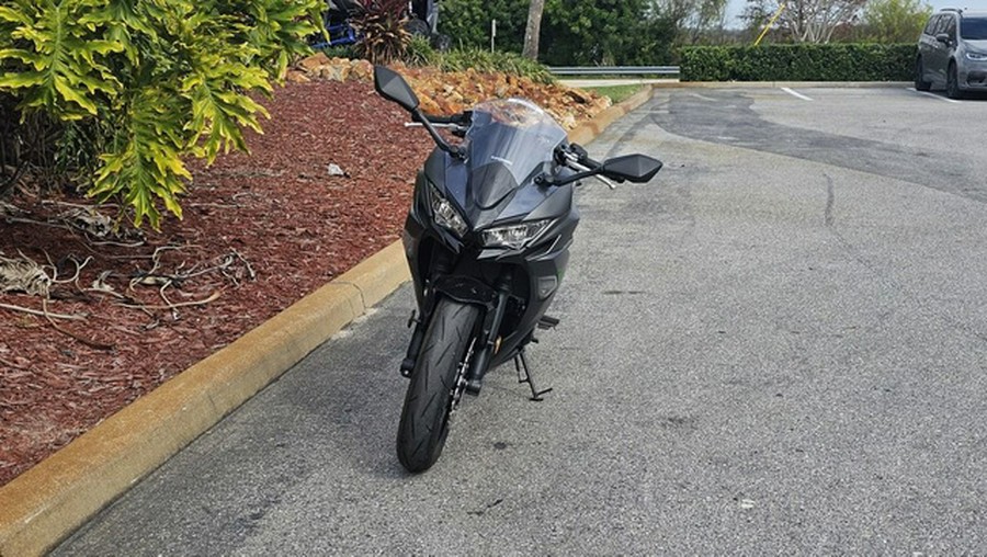 2024 Kawasaki Ninja 650 Metallic Matte Dark GrayMetallic Spark
