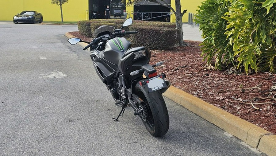 2024 Kawasaki Ninja 650 Metallic Matte Dark GrayMetallic Spark