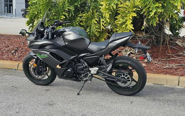2024 Kawasaki Ninja 650 Metallic Matte Dark GrayMetallic Spark