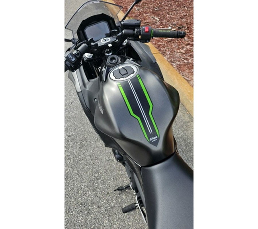 2024 Kawasaki Ninja 650 Metallic Matte Dark GrayMetallic Spark
