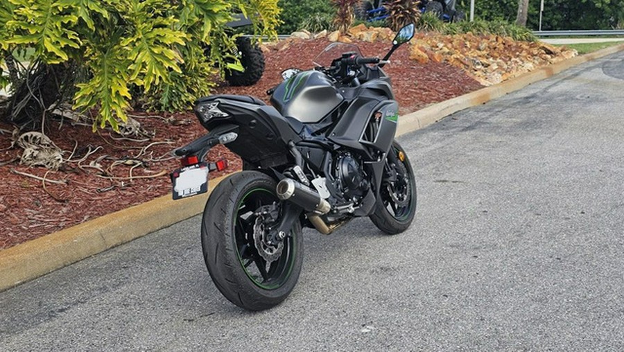 2024 Kawasaki Ninja 650 Metallic Matte Dark GrayMetallic Spark