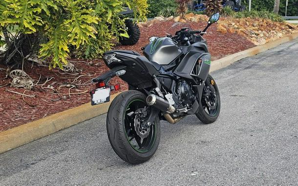 2024 Kawasaki Ninja 650 Metallic Matte Dark GrayMetallic Spark