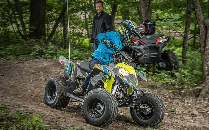 2020 Polaris Industries ATV-20,OUTLAW 110,GRAY W/LIME 110 EFI