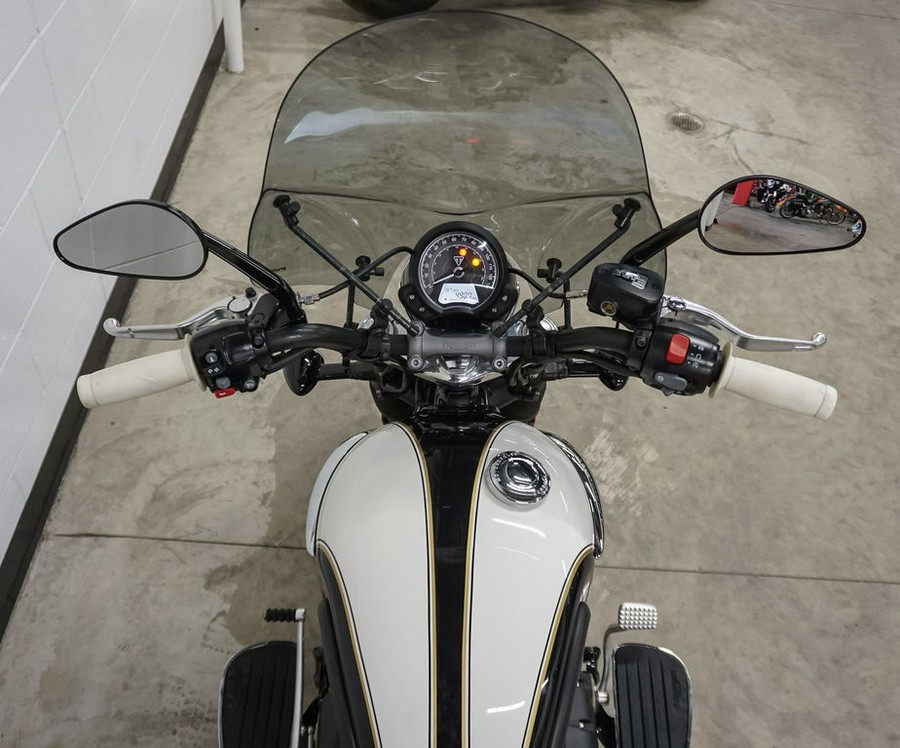 2018 Triumph Bonneville Speedmaster Fusion White and Phantom Black