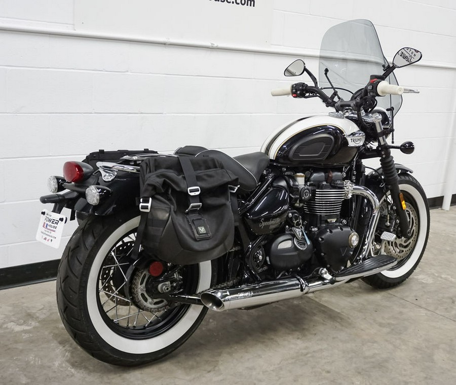 2018 Triumph Bonneville Speedmaster Fusion White and Phantom Black