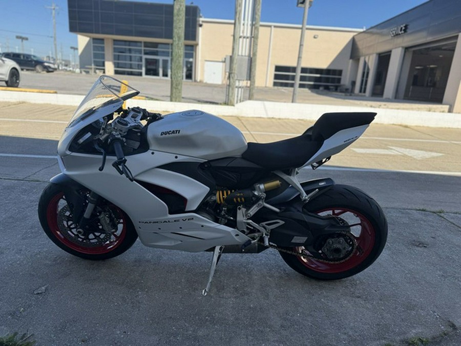 2022 Ducati Panigale V2 White Rosso Livery V2