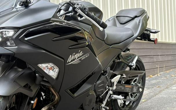 2026 Kawasaki Ninja® 500 ABS Metallic Flat Spark Black