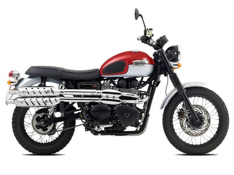 2017 Triumph Scrambler Diablo Red/Lunar Silver