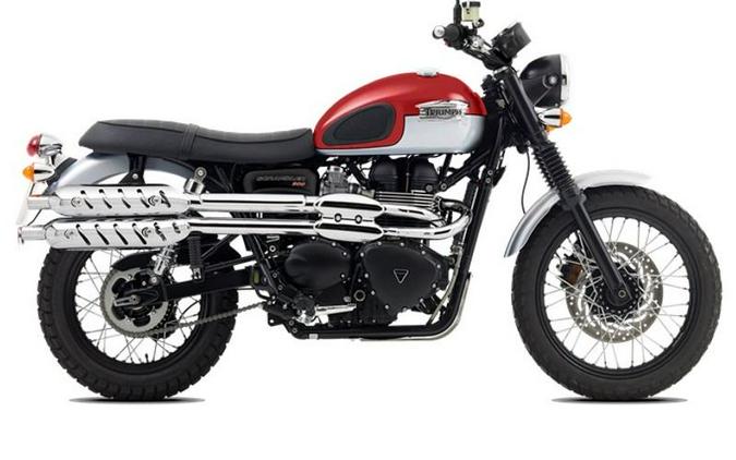 2017 Triumph Scrambler Diablo Red/Lunar Silver