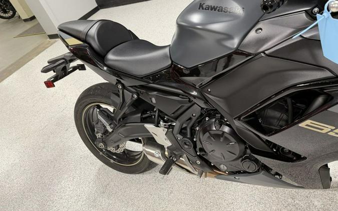 2024 Kawasaki Ninja 650 ABS Metallic Matte Dark Gray/Metallic Spark Black