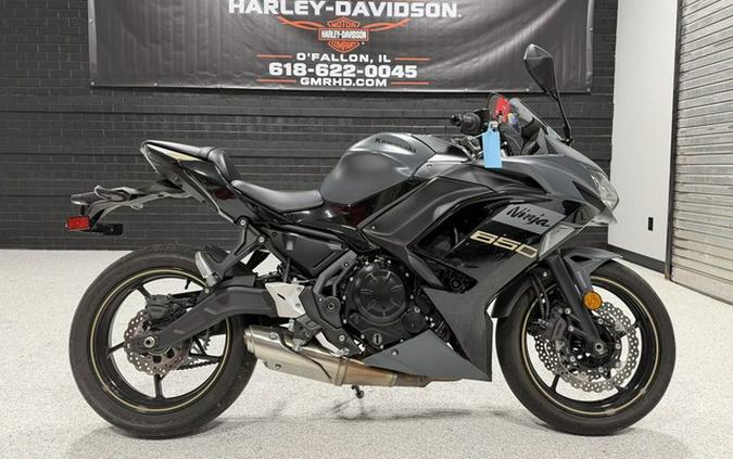 2024 Kawasaki Ninja 650 ABS Metallic Matte Dark Gray/Metallic Spark Black