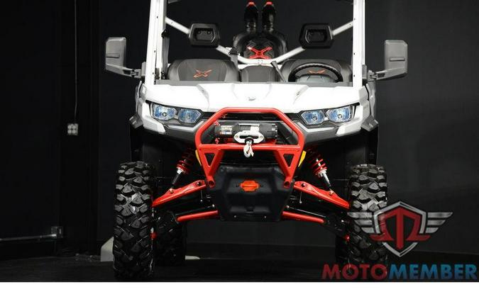 2025 Can-Am Defender X mr with Half-Doors HD10 Hyper Silver & Legion Red