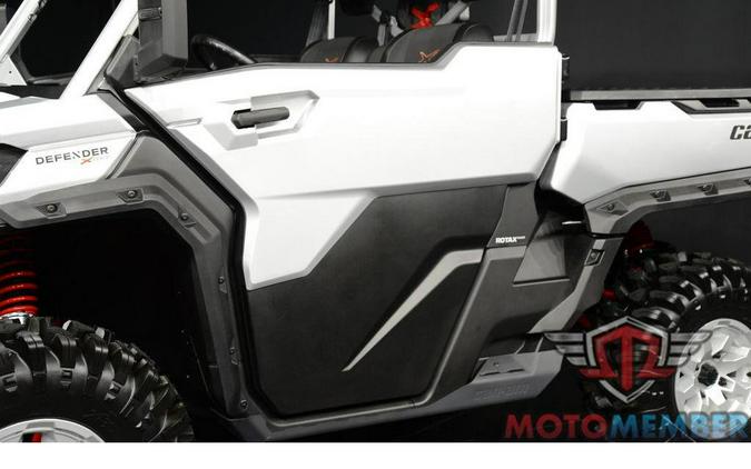 2025 Can-Am Defender X mr with Half-Doors HD10 Hyper Silver & Legion Red