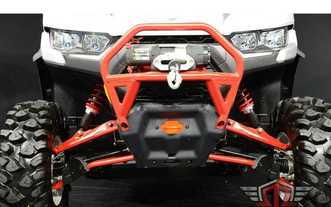 2025 Can-Am Defender X mr with Half-Doors HD10 Hyper Silver & Legion Red