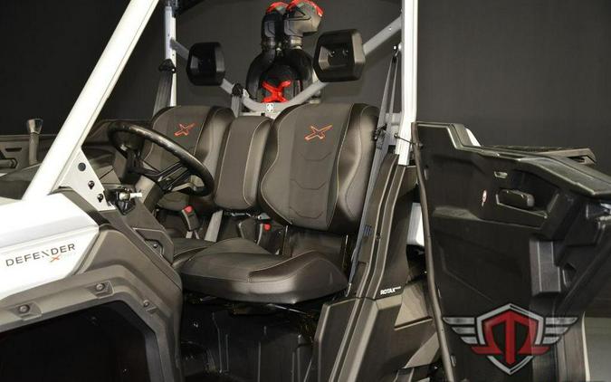 2025 Can-Am Defender X mr with Half-Doors HD10 Hyper Silver & Legion Red