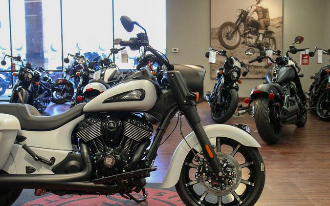 2026 Indian Motorcycle® Springfield ® Dark Horse® Ghost White Metallic Smoke