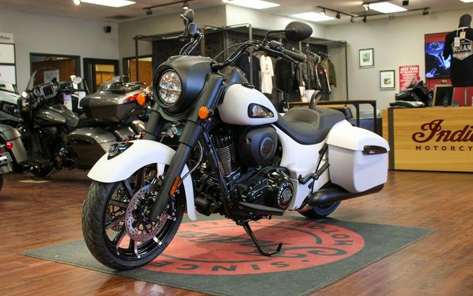 2026 Indian Motorcycle® Springfield ® Dark Horse® Ghost White Metallic Smoke