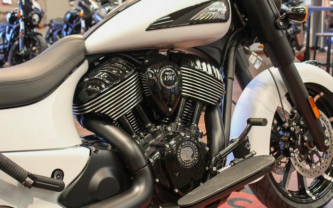 2026 Indian Motorcycle® Springfield ® Dark Horse® Ghost White Metallic Smoke