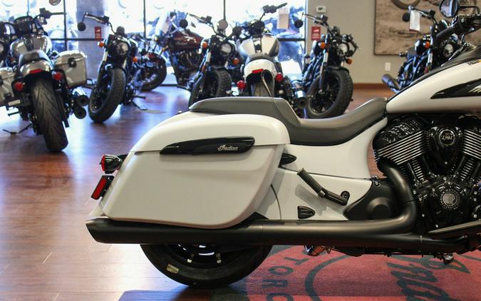 2026 Indian Motorcycle® Springfield ® Dark Horse® Ghost White Metallic Smoke