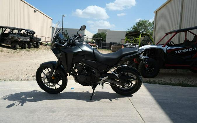 New 2024 HONDA NX500 MATTE BLACK METALLIC