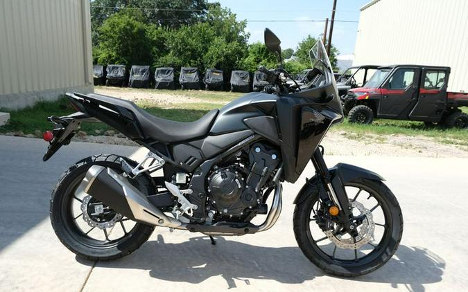 New 2024 HONDA NX500 MATTE BLACK METALLIC