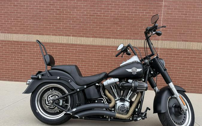 2013 Harley-Davidson® Fat Boy® Lo Black Denim