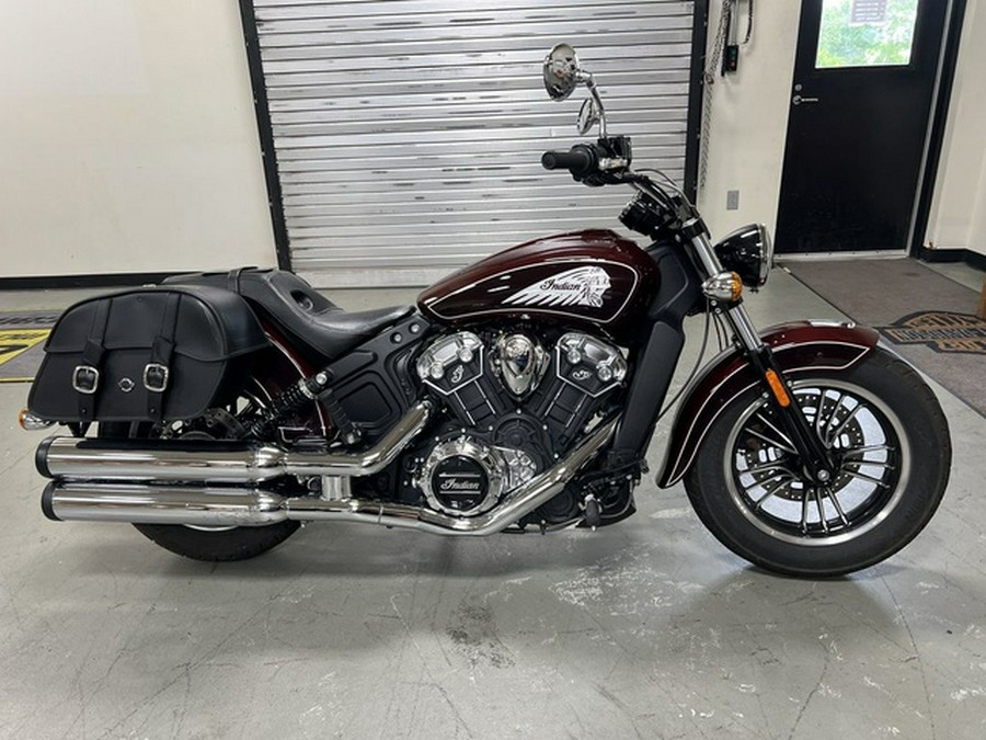 2021 Indian Scout ABS Maroon MetallicCrimson Metallic