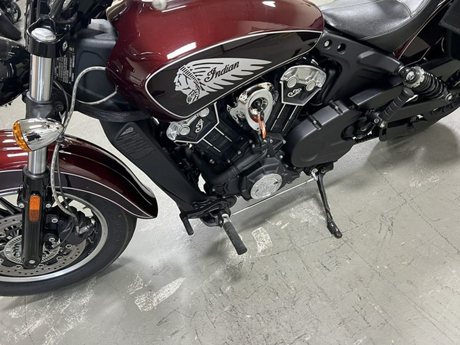 2021 Indian Scout ABS Maroon MetallicCrimson Metallic