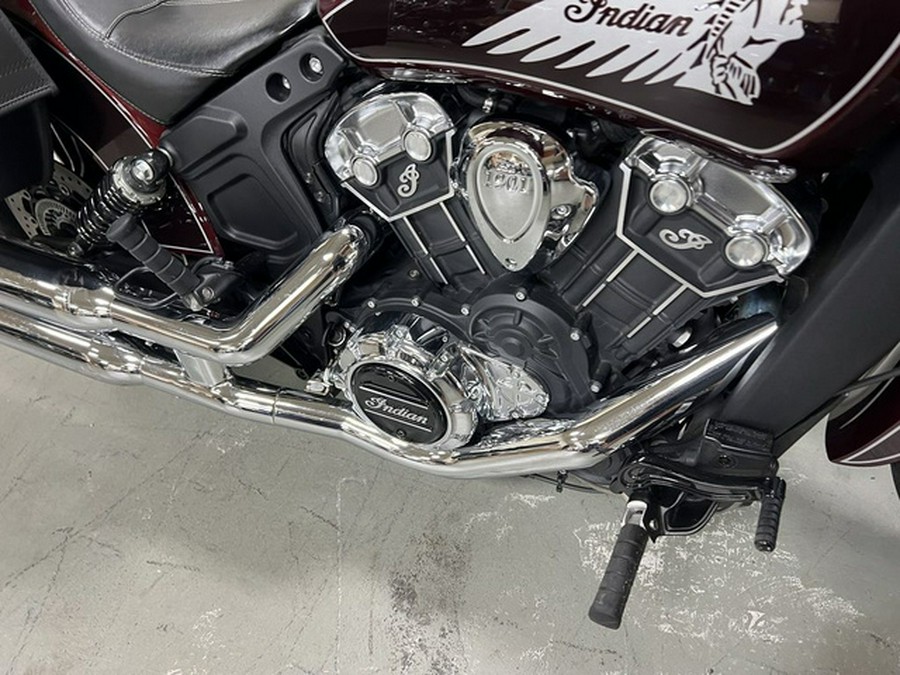 2021 Indian Scout ABS Maroon MetallicCrimson Metallic