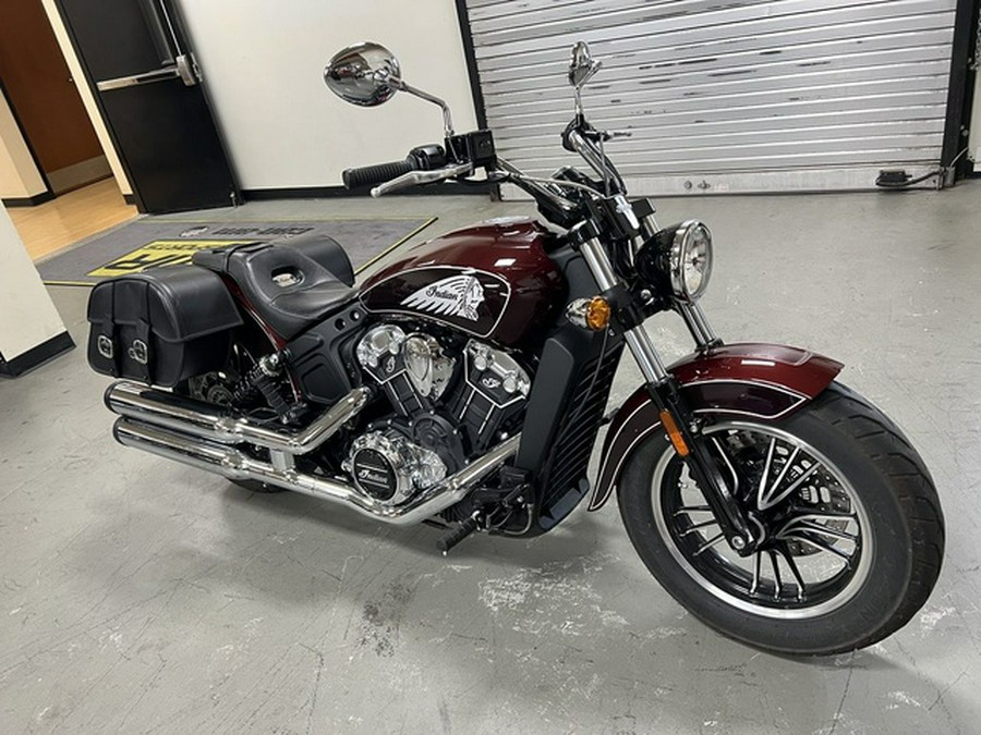 2021 Indian Scout ABS Maroon MetallicCrimson Metallic