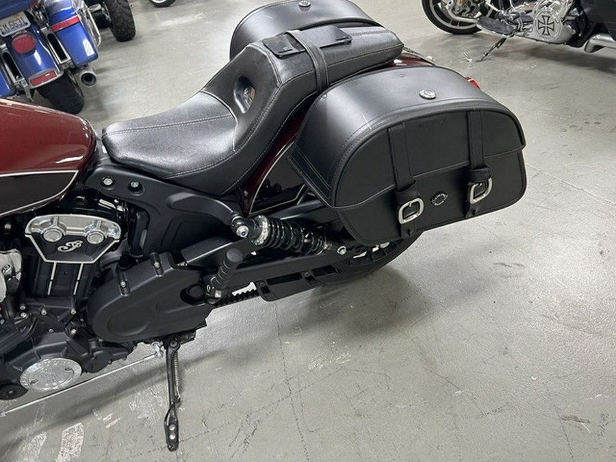 2021 Indian Scout ABS Maroon MetallicCrimson Metallic