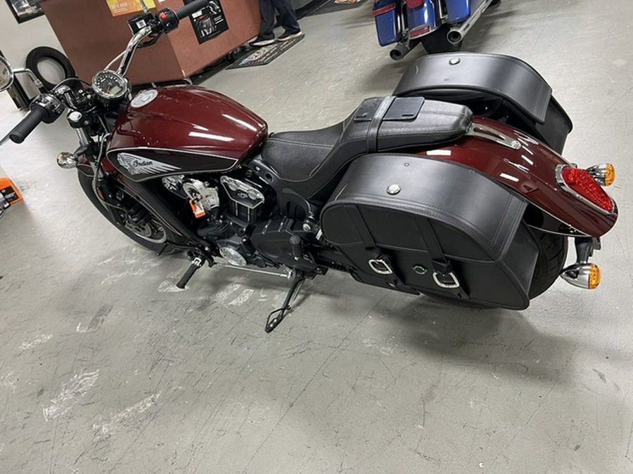 2021 Indian Scout ABS Maroon MetallicCrimson Metallic