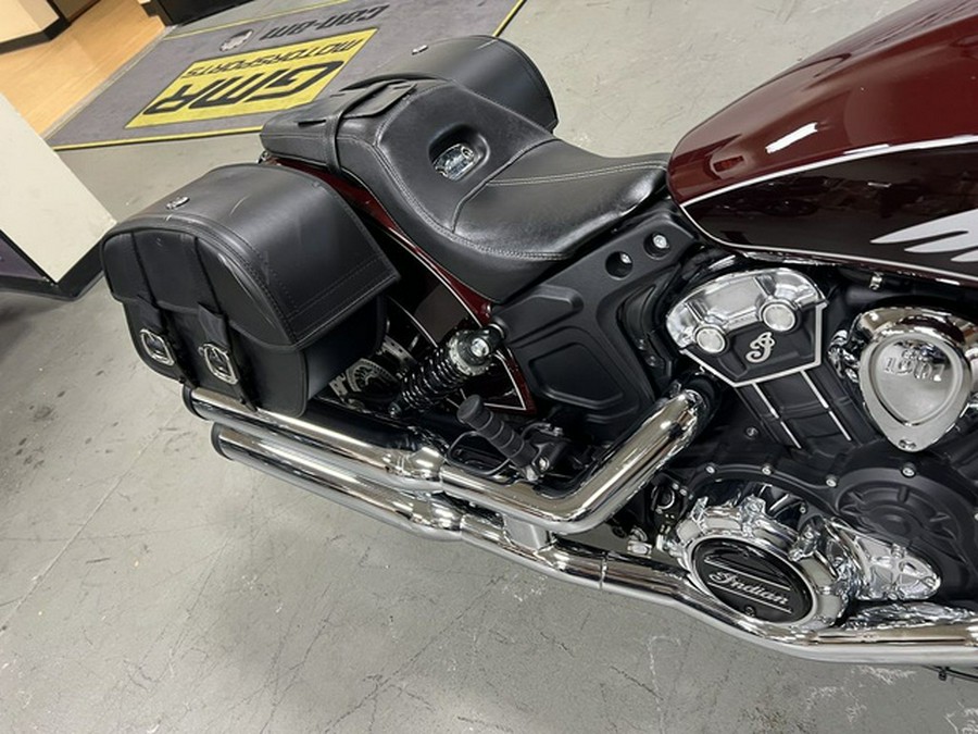 2021 Indian Scout ABS Maroon MetallicCrimson Metallic