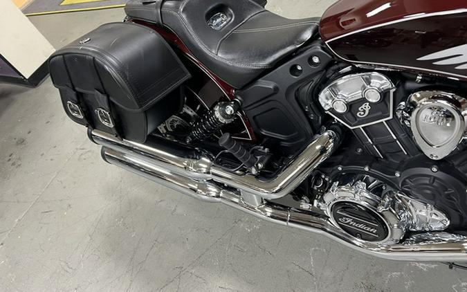 2021 Indian Scout ABS Maroon MetallicCrimson Metallic