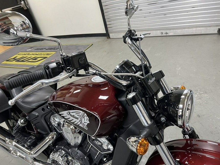 2021 Indian Scout ABS Maroon MetallicCrimson Metallic